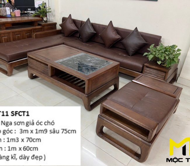 Sofa gỗ Sồi MT11 SFCT1