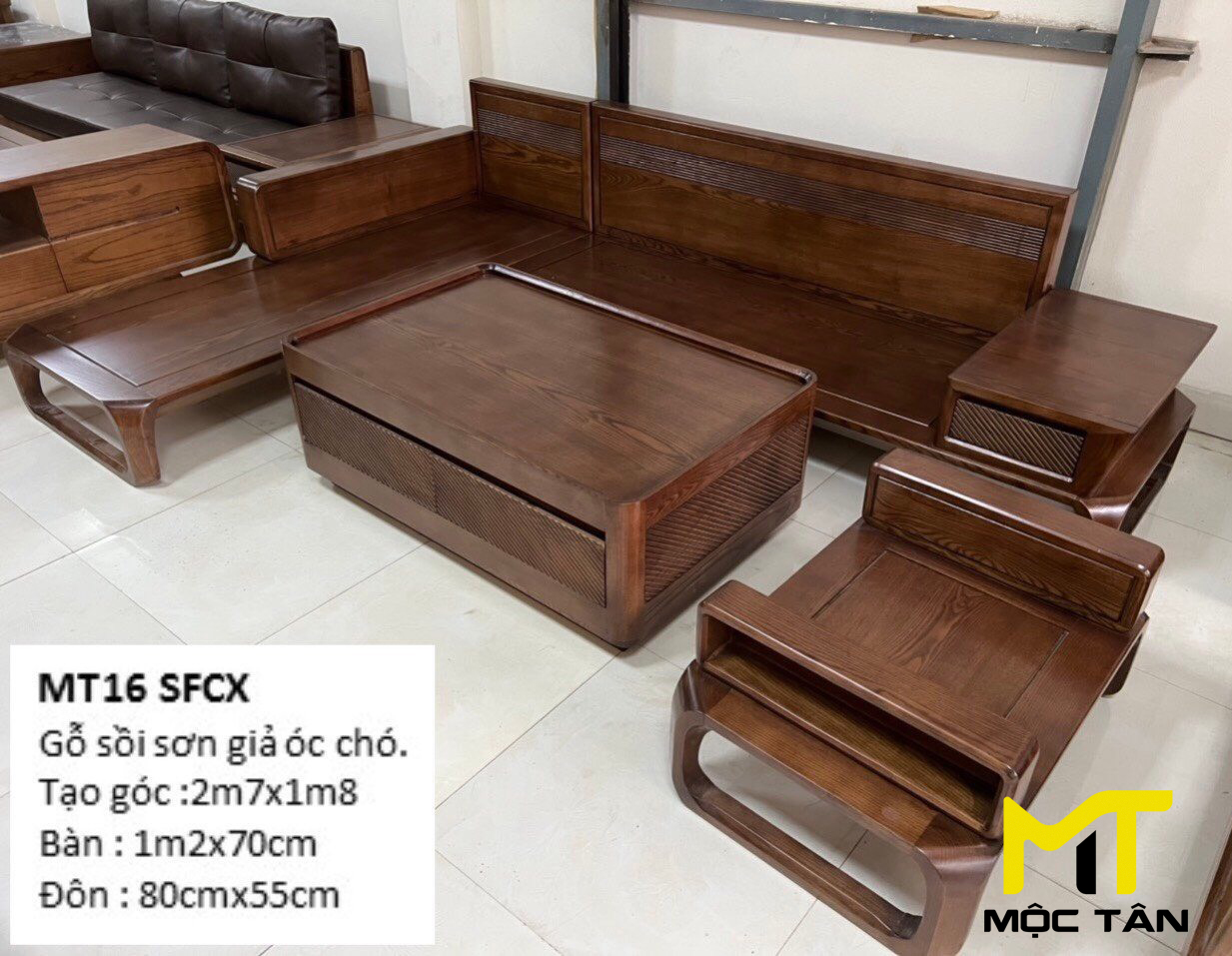 Sofa gỗ Sồi MT16 SFCX