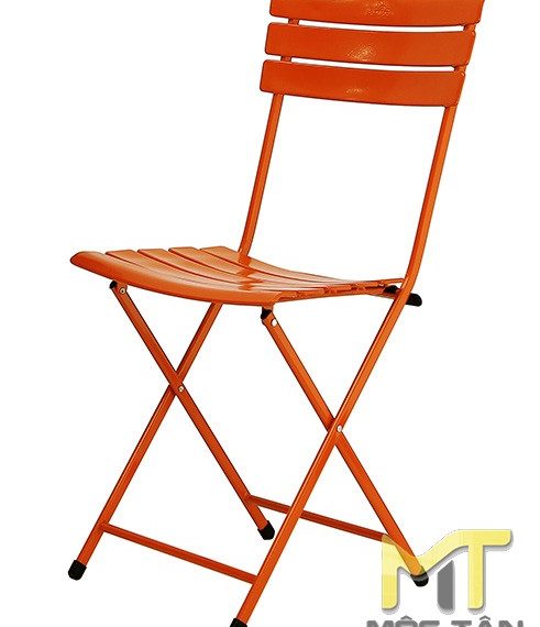 Ghế sắt mini - GS01 - màu cam